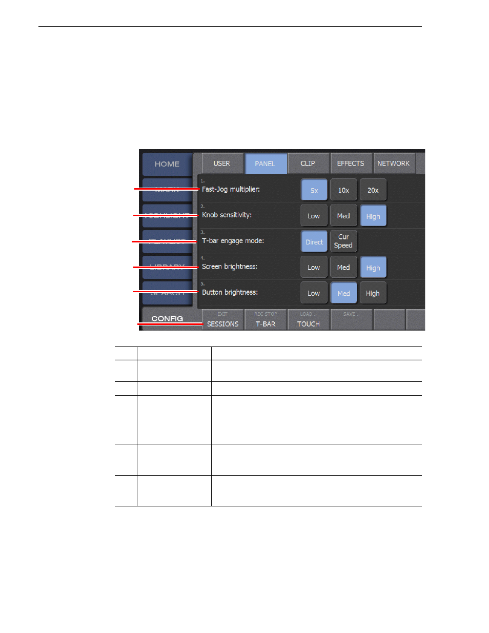 Panel settings, Chapter 9 settings | Grass Valley K2 Dyno v.2.0 User Manual | Page 88 / 114