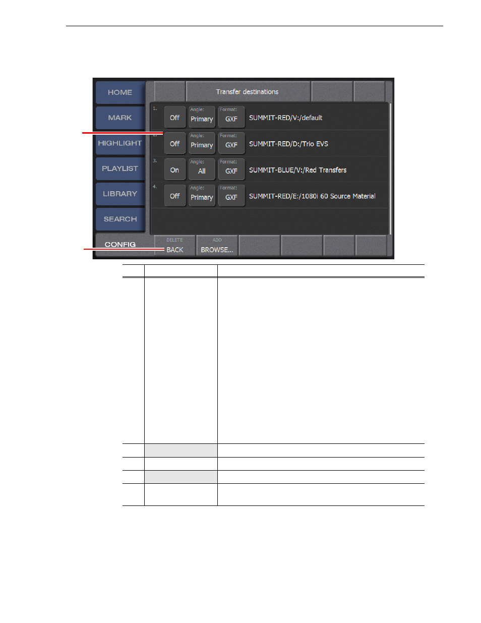 Adding a server, Configuring the export settings and destination | Grass Valley K2 Dyno v.2.0 User Manual | Page 95 / 114