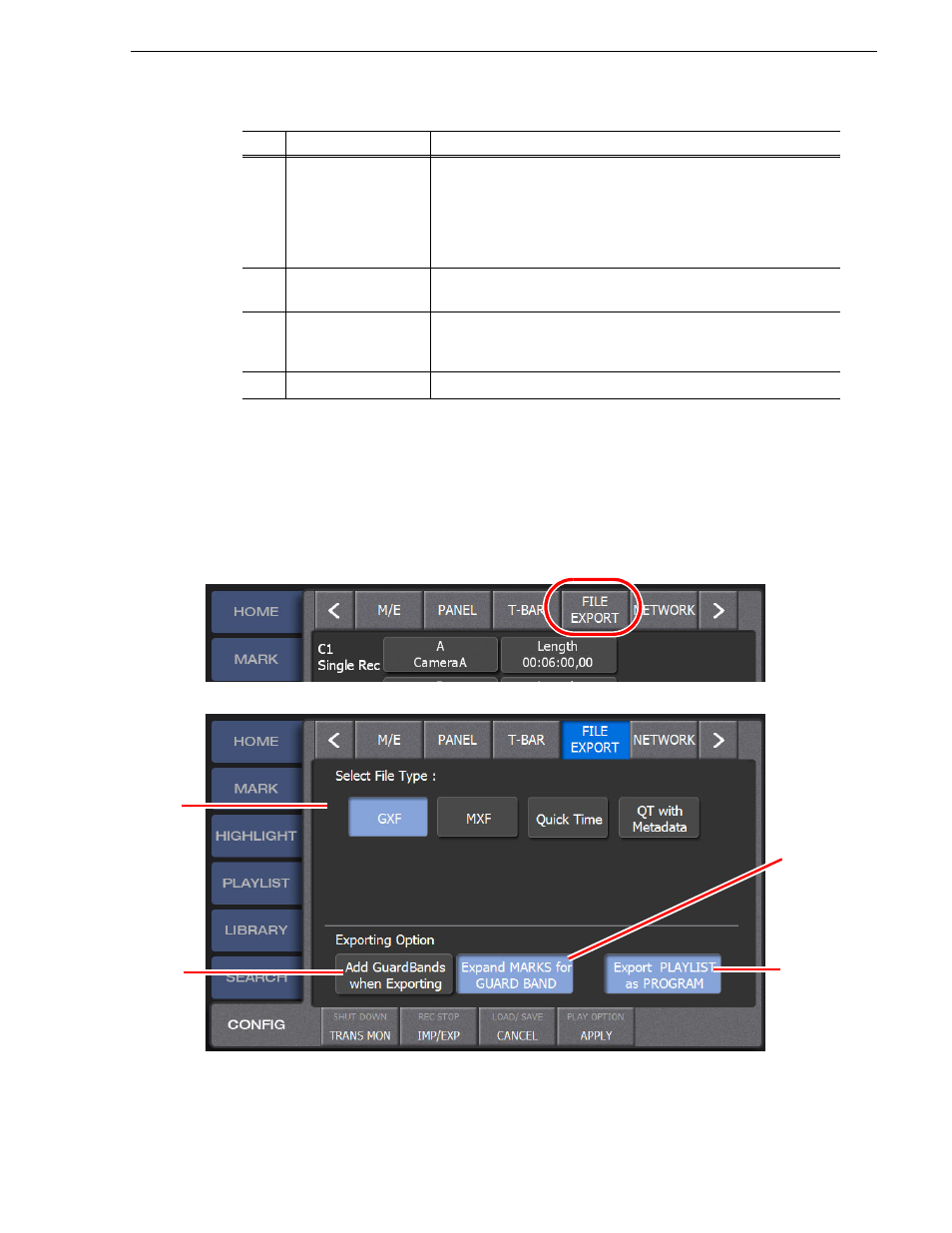 Setting the file export | Grass Valley K2 Dyno v.1.6 User Manual | Page 175 / 222