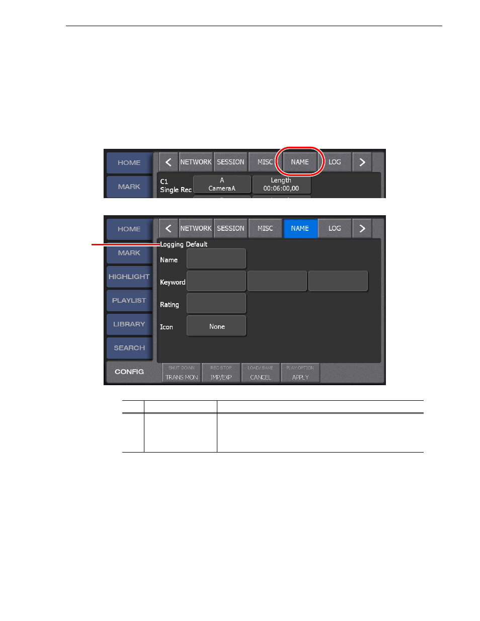 Default logging settings | Grass Valley K2 Dyno v.1.6 User Manual | Page 183 / 222