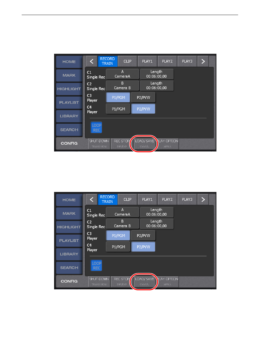 Importing the config information, Exporting the config information | Grass Valley K2 Dyno v.1.6 User Manual | Page 194 / 222