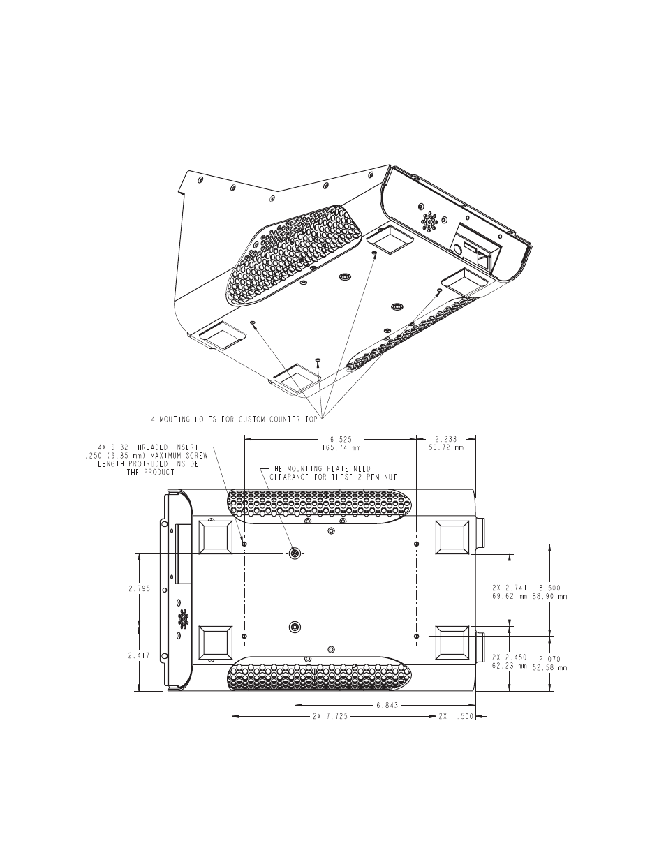 Counter top installation | Grass Valley K2 Dyno Service Manual User Manual | Page 36 / 88
