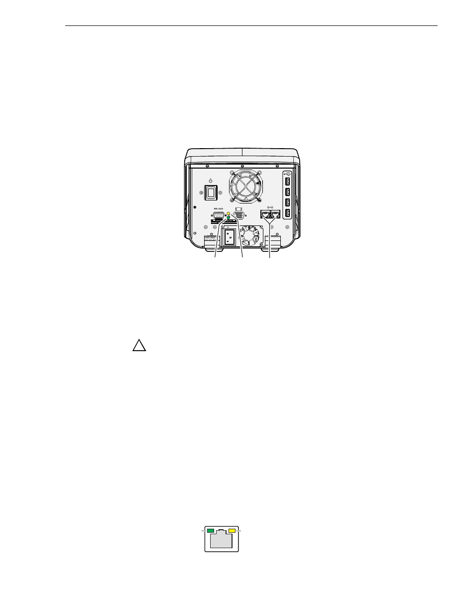 Status indicators, Rear panel indicators, Power led | Drive access led, Lan connector indicator codes | Grass Valley K2 Dyno Replay Controller User Manual | Page 31 / 72