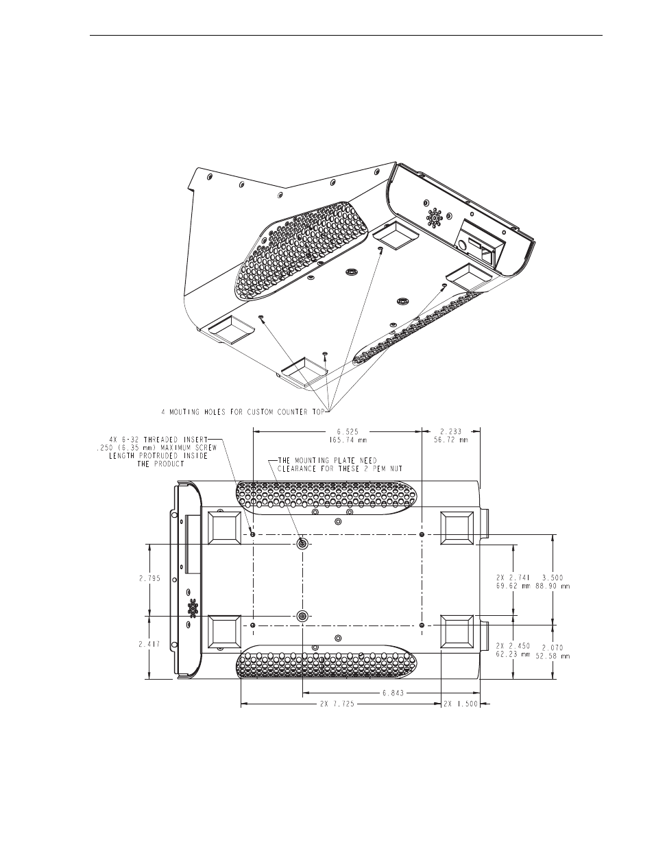 Counter top installation | Grass Valley K2 Dyno Replay Controller User Manual | Page 33 / 72
