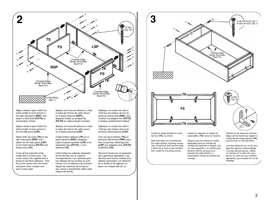 Closet Maid 12316 User Manual | Page 3 / 6