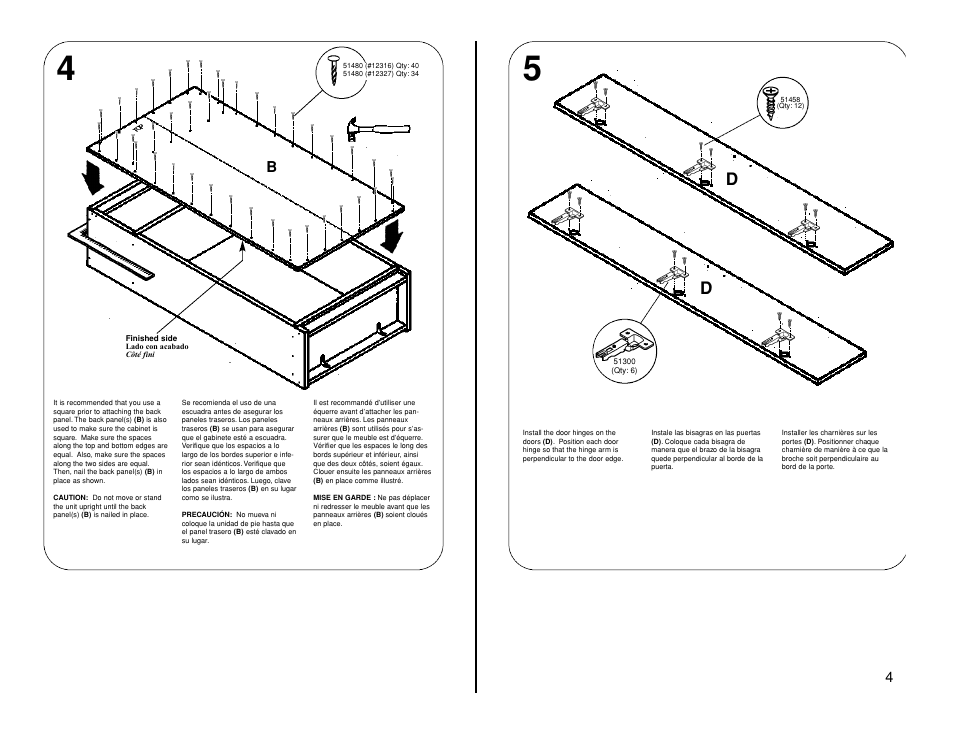 Closet Maid 12316 User Manual | Page 4 / 6