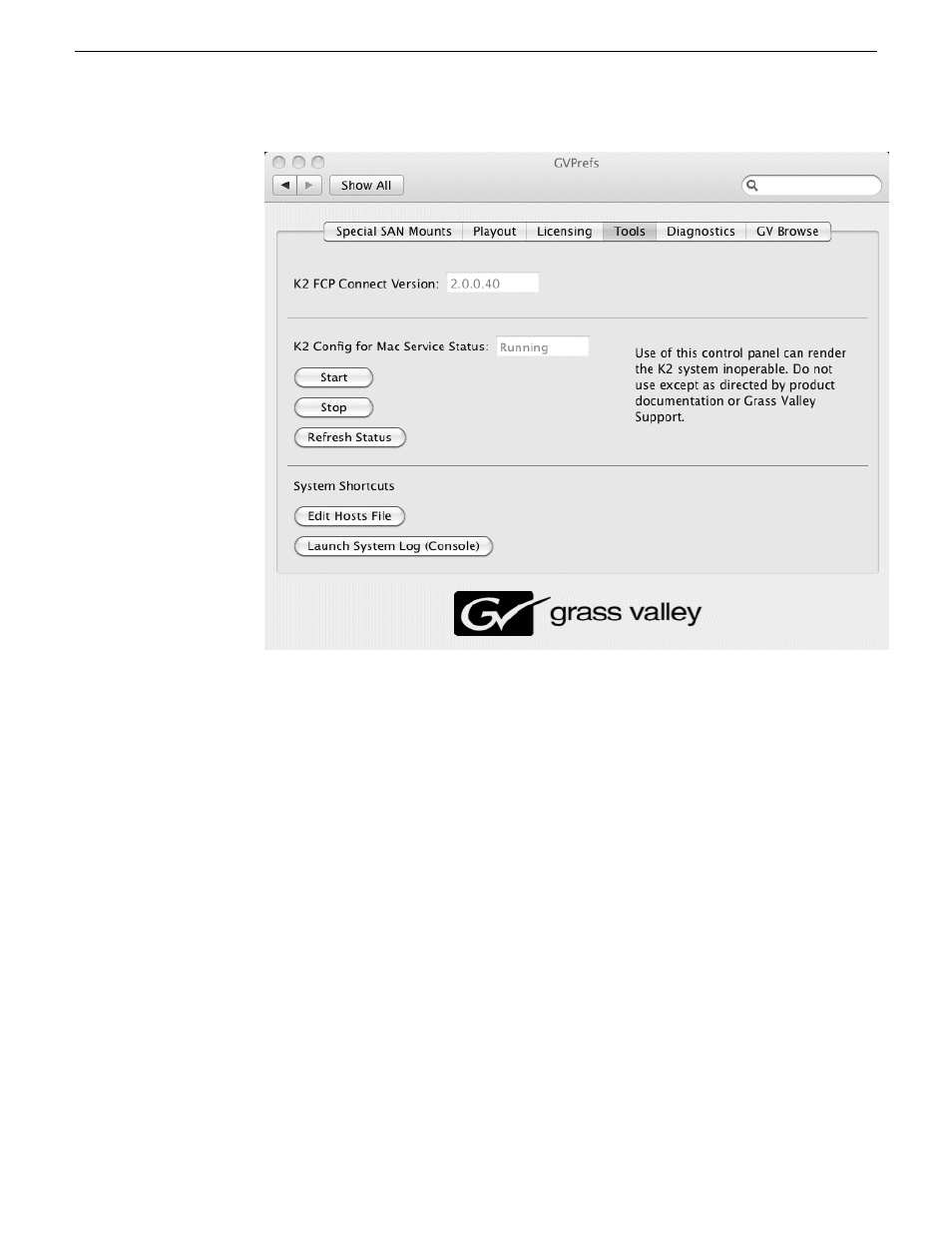 Grass Valley K2 FCP Connect v.2.0.0 User Manual | Page 49 / 52