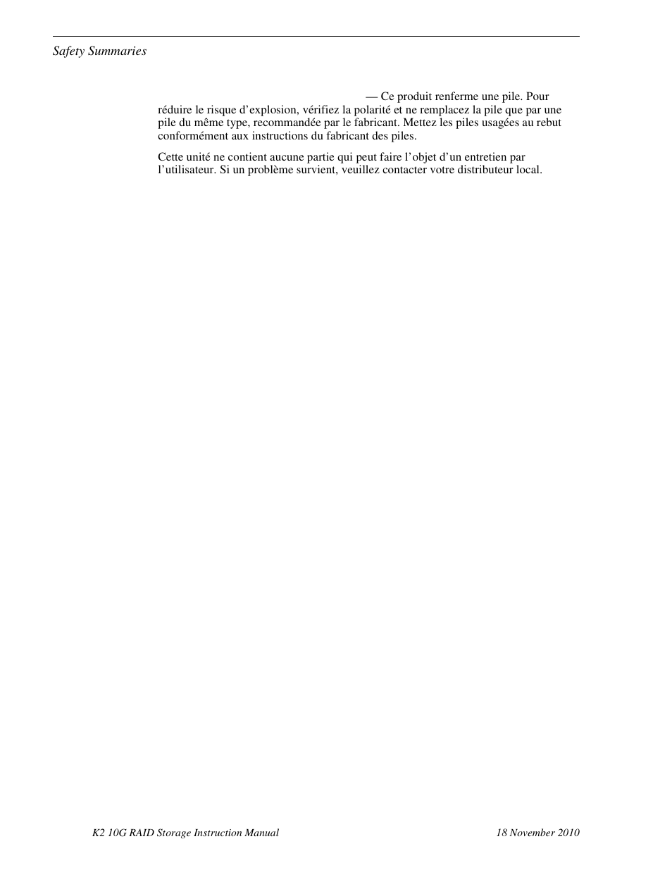 Grass Valley K2 10G RAID User Manual | Page 19 / 77