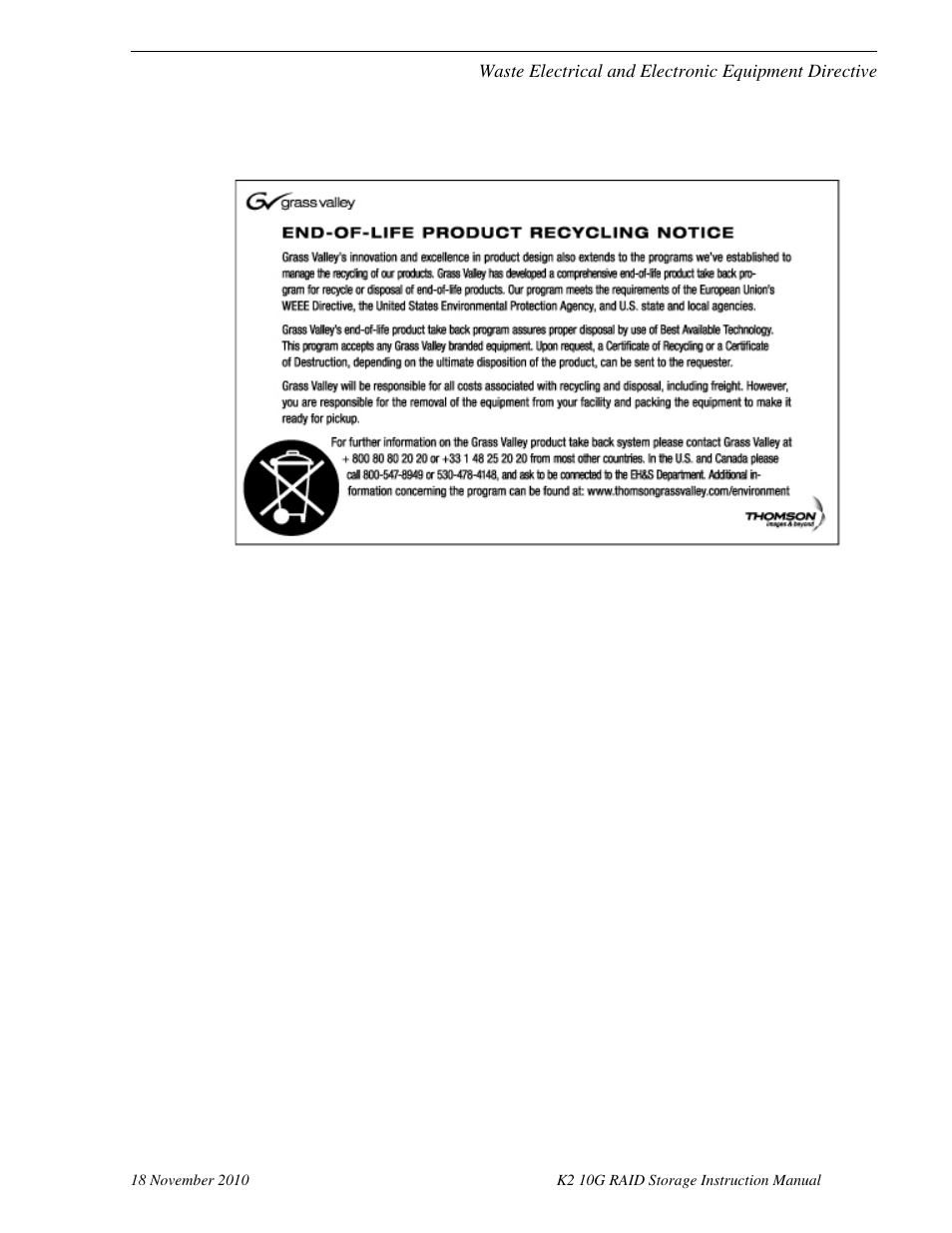 Grass Valley K2 10G RAID User Manual | Page 32 / 77