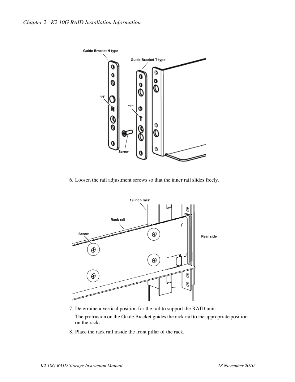 Chapter 2 k2 10g raid installation information | Grass Valley K2 10G RAID User Manual | Page 43 / 77