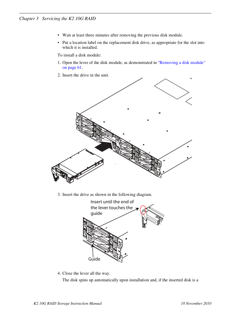 Grass Valley K2 10G RAID User Manual | Page 63 / 77