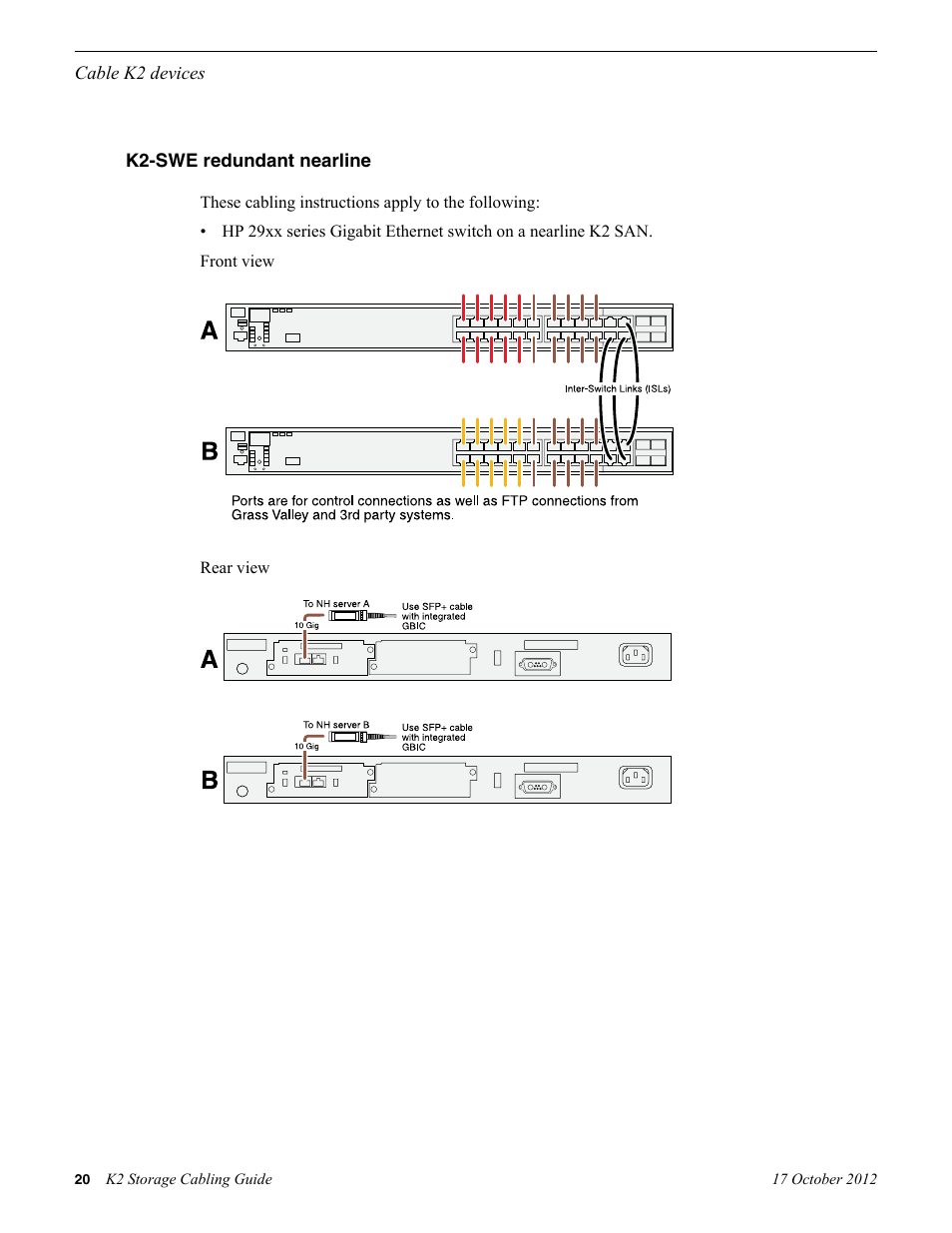 K2-swe redundant nearline | Grass Valley K2 Storage v.9.0 User Manual | Page 20 / 36