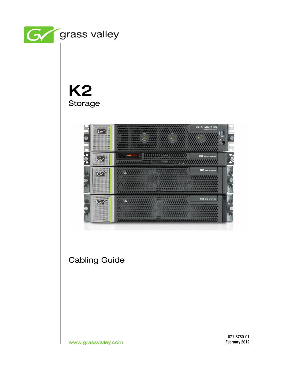 Grass Valley K2 Storage v.8.1 User Manual | 38 pages