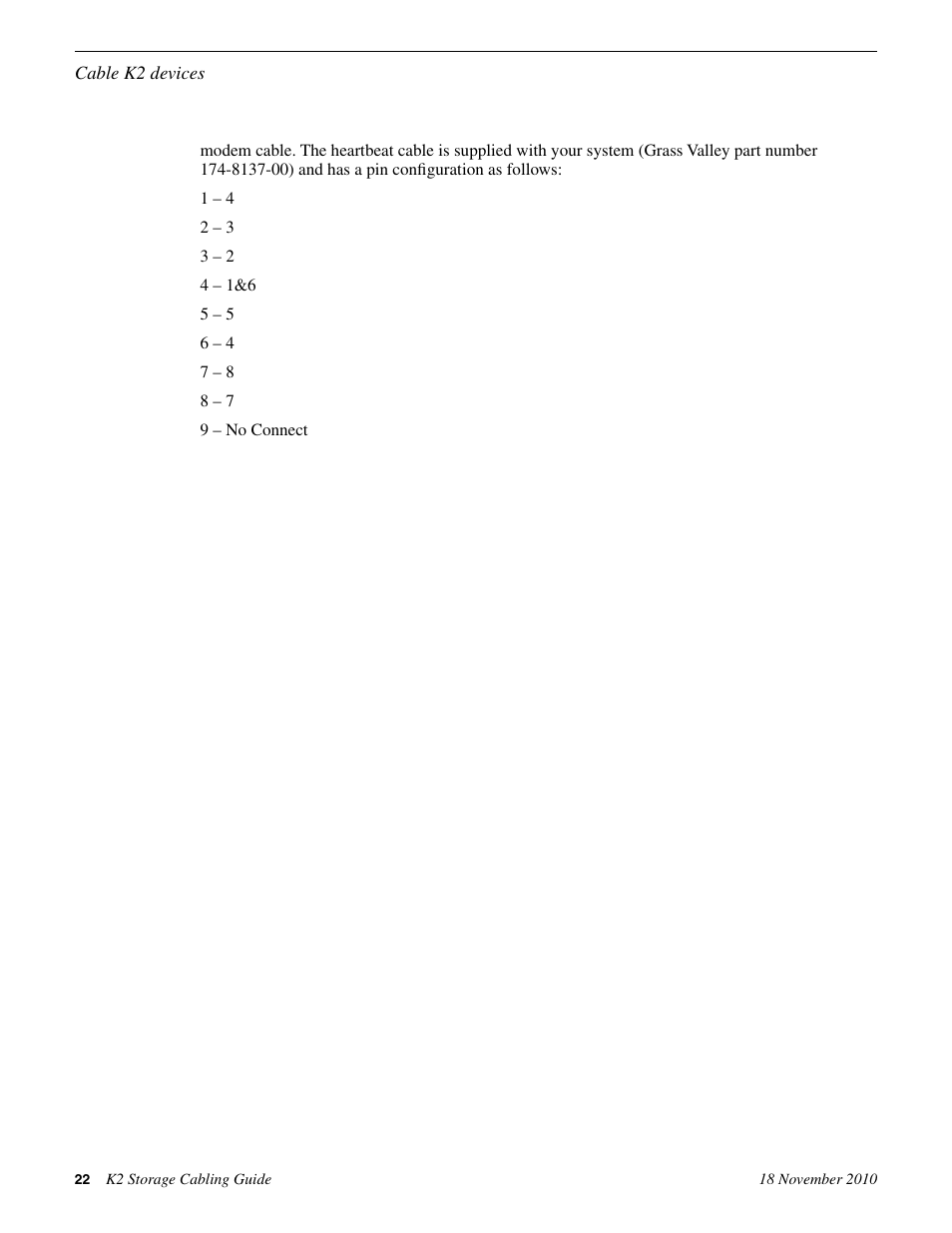 Grass Valley K2 Storage SAN and Direct-Connect User Manual | Page 22 / 38