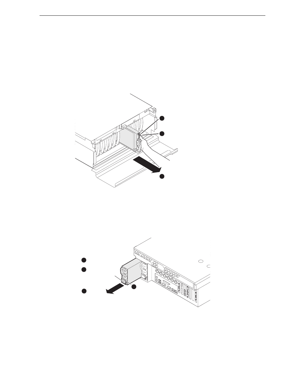 Raid disk removal, Power supply removal, Raid disk removal power supply removal | Power supply | Grass Valley K2 Media Client Service Manual v.3.3 User Manual | Page 119 / 154