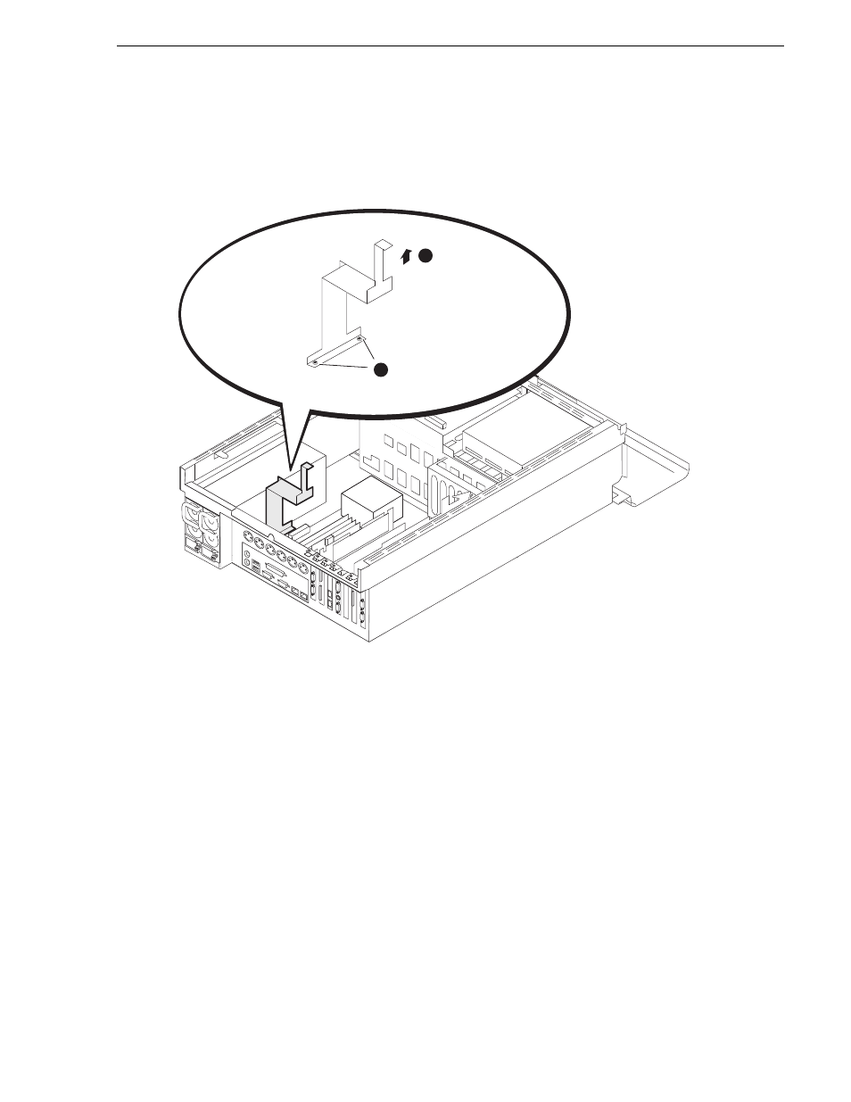 Center support bracket removal | Grass Valley K2 Media Client Service Manual v.3.3 User Manual | Page 139 / 154