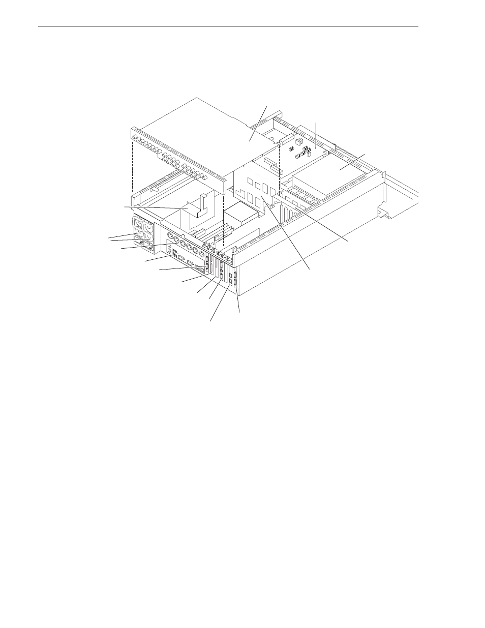 Rear view components sd-00 model, Chapter 1 product description | Grass Valley K2 Media Client Service Manual v.3.3 User Manual | Page 32 / 154