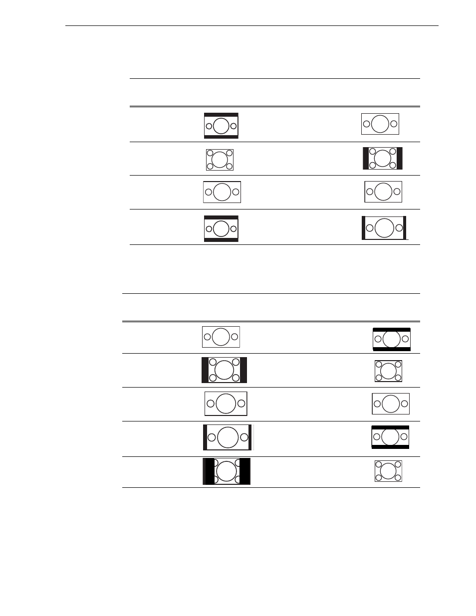 Supported conversions from sd to hd using afd, Supported conversions from hd to sd using afd | Grass Valley K2 Media Client System Guide v.3.3 User Manual | Page 207 / 248
