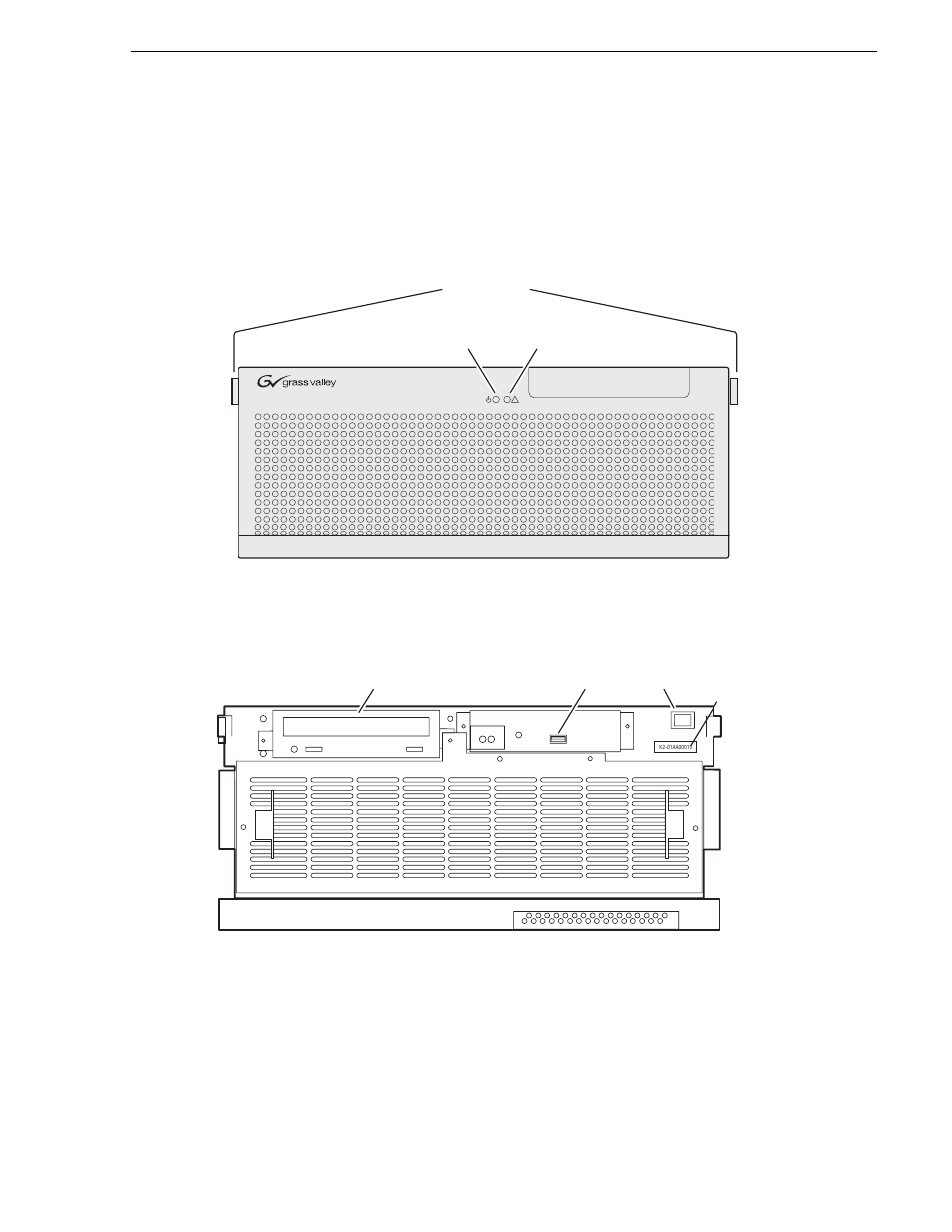 Front panel indicators | Grass Valley K2 Media Client System Guide Oct.10 2006 User Manual | Page 29 / 154