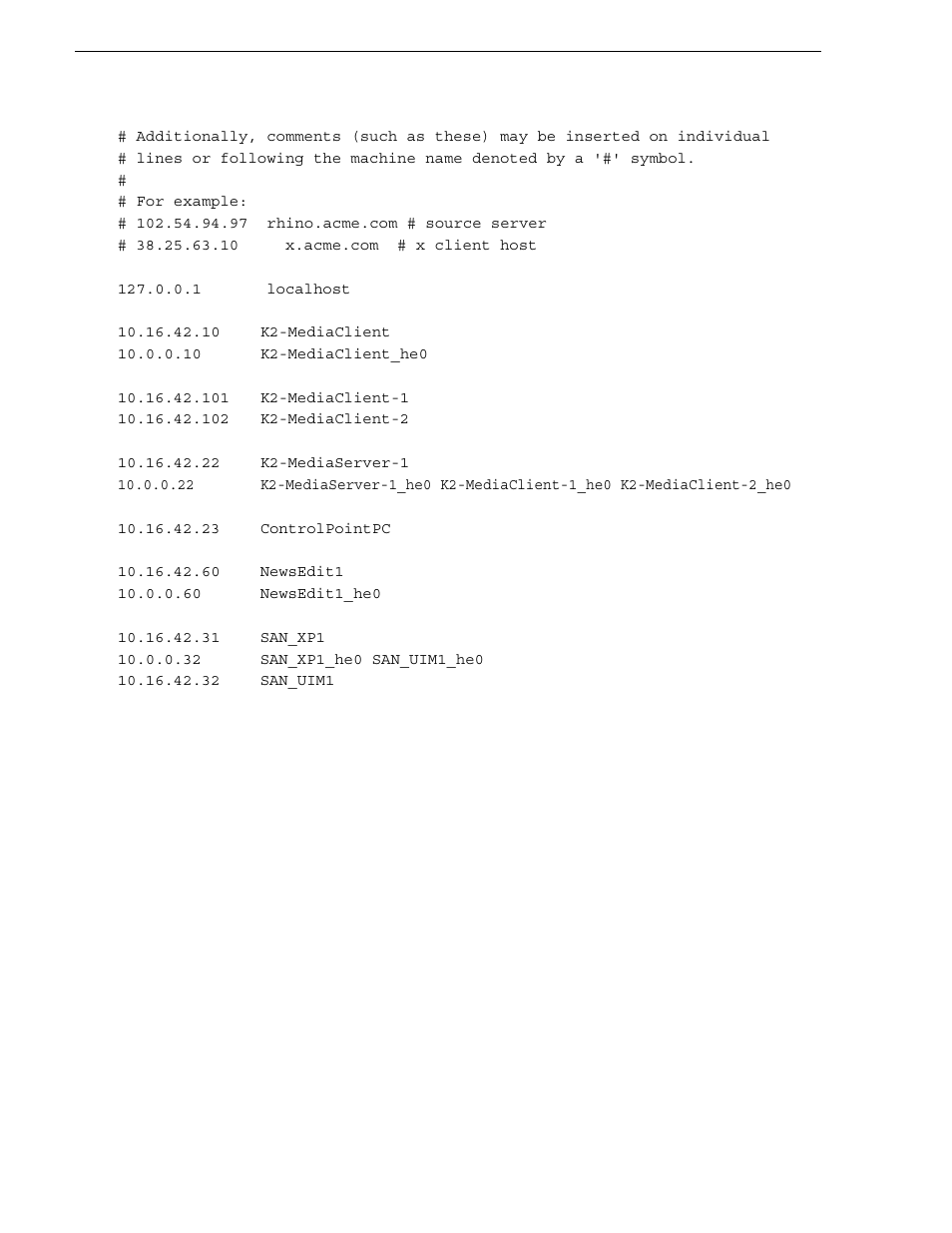 Add network hosts names for streaming | Grass Valley K2 Media Client System Guide Oct.10 2006 User Manual | Page 56 / 154