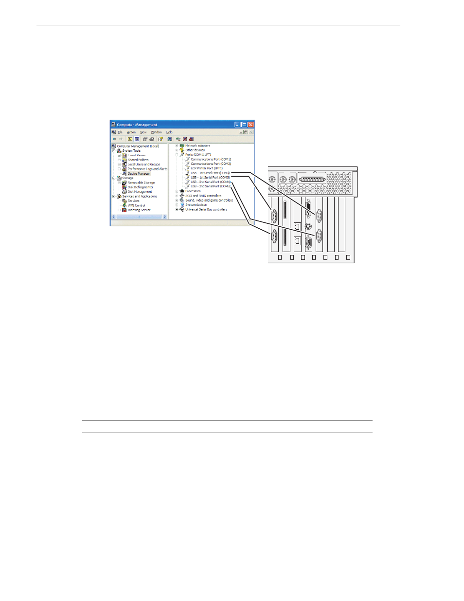 Rs-422 and com ports, Amp tcp interface, Rs-422 and com ports amp tcp interface | Amp tcp, Chapter 3 system connections and configuration | Grass Valley K2 Media Client System Guide Oct.10 2006 User Manual | Page 76 / 154