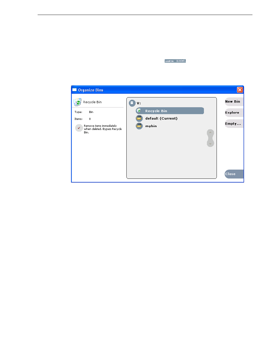 Bypassing the recycle bin when deleting, Locating assets, See “locating assets” on | See “bypassing | Grass Valley K2 Media Client User Manual v3.3 User Manual | Page 139 / 304