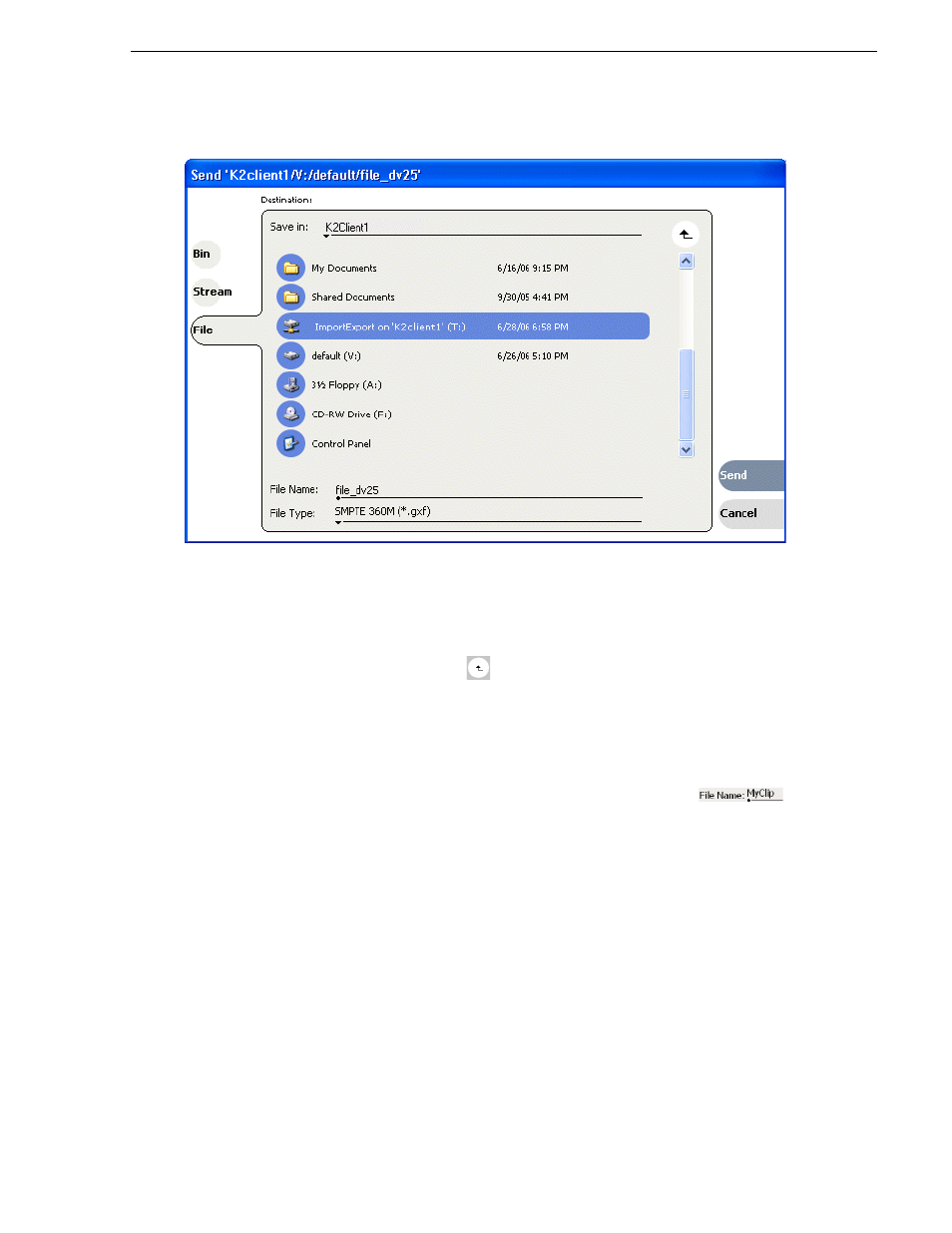 If the file export does not behave as expected | Grass Valley K2 Media Client User Manual v3.3 User Manual | Page 165 / 304