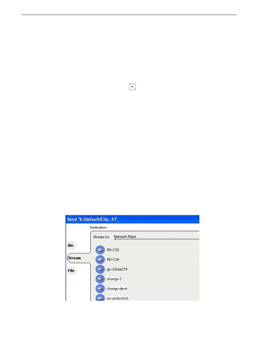 Exporting streaming media | Grass Valley K2 Media Client User Manual v3.3 User Manual | Page 168 / 304