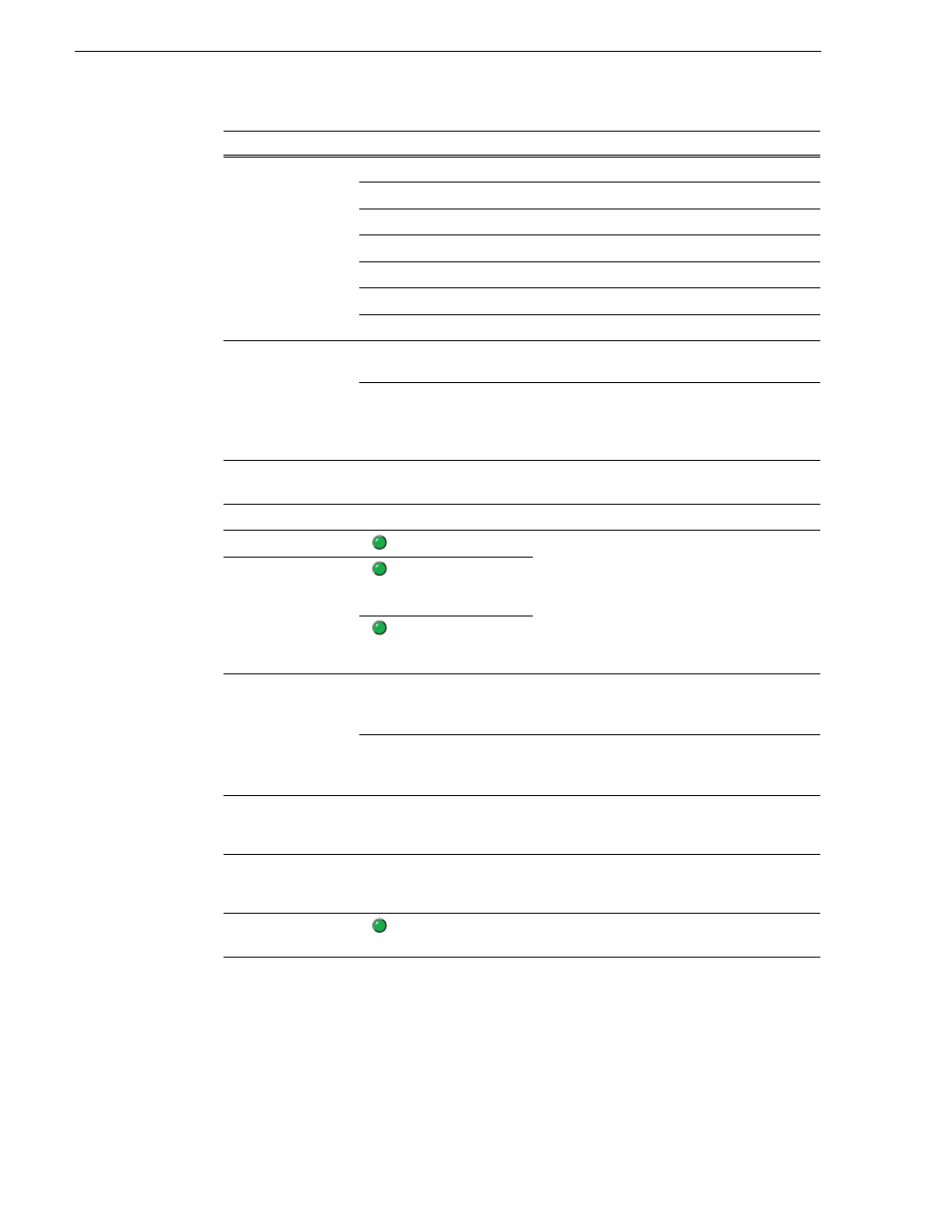 Recording data rate, Compress vbi, Yes (active picture plus vbi) | No (active picture only), Uncompressed vbi lines, Input type, Video input, Ancillary data timecode inputs, Automatic vitc detection, Starting vitc line | Grass Valley K2 Media Client User Manual v3.3 User Manual | Page 216 / 304