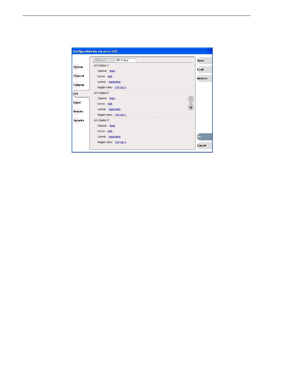 Gpi triggers | Grass Valley K2 Media Client User Manual v3.3 User Manual | Page 226 / 304