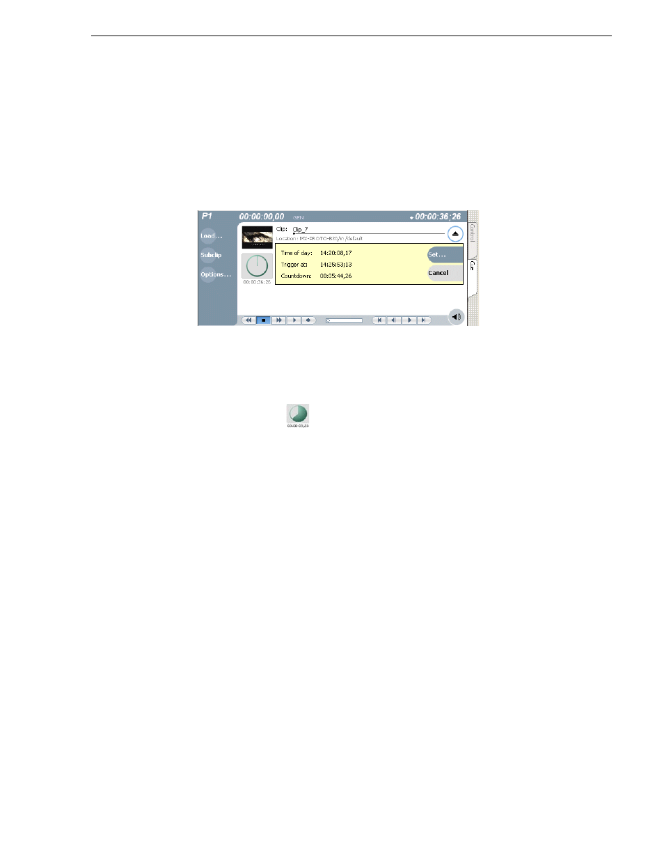 Selecting loop play, Jumping to a specific timecode, Selecting loop play jumping to a specific timecode | Grass Valley K2 Media Client User Manual v3.3 User Manual | Page 77 / 304