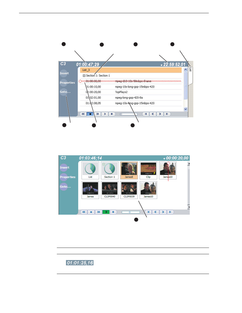 Chapter 6 working with playlists | Grass Valley K2 Media Client User Manual v3.3 User Manual | Page 94 / 304