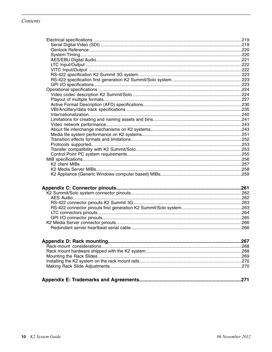 Grass Valley K2 System Guide v.9.0 User Manual | Page 10 / 284