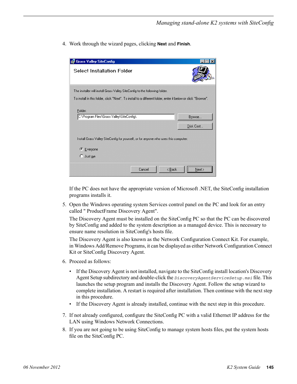 Grass Valley K2 System Guide v.9.0 User Manual | Page 145 / 284