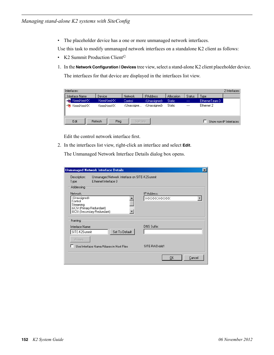 Grass Valley K2 System Guide v.9.0 User Manual | Page 152 / 284