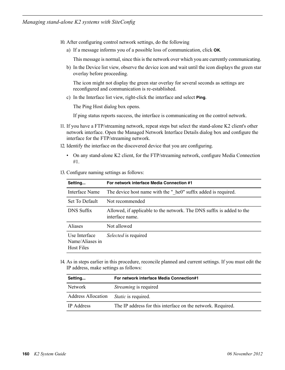 Grass Valley K2 System Guide v.9.0 User Manual | Page 160 / 284