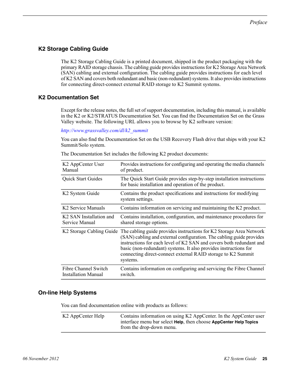 Grass Valley K2 System Guide v.9.0 User Manual | Page 25 / 284