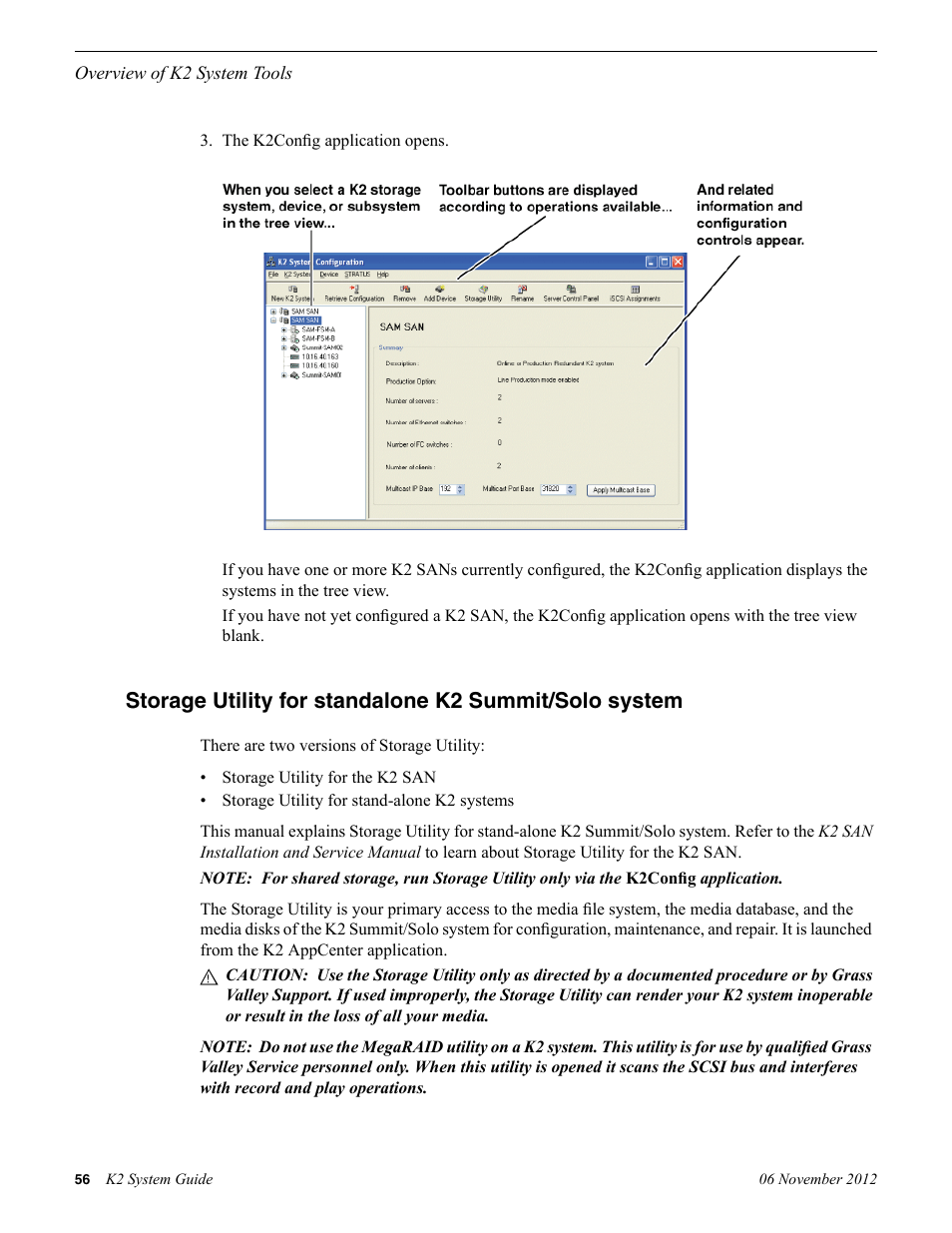 Grass Valley K2 System Guide v.9.0 User Manual | Page 56 / 284
