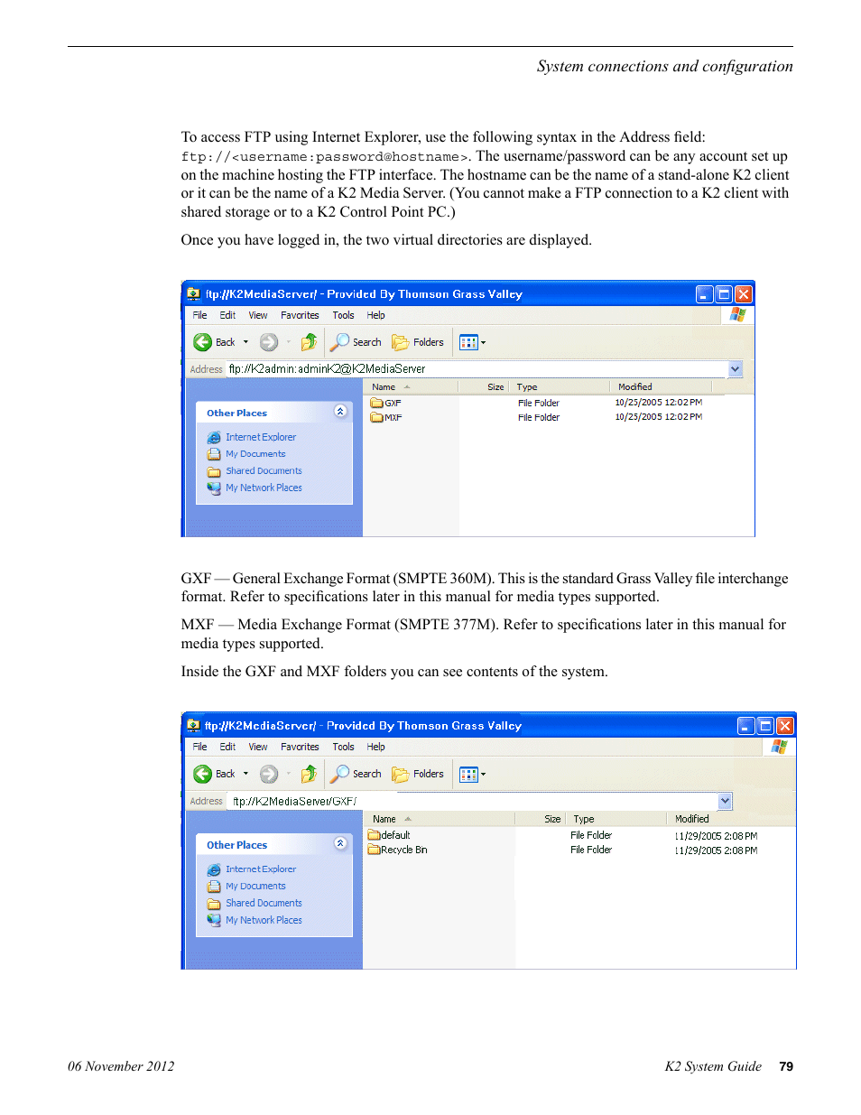 Grass Valley K2 System Guide v.9.0 User Manual | Page 79 / 284