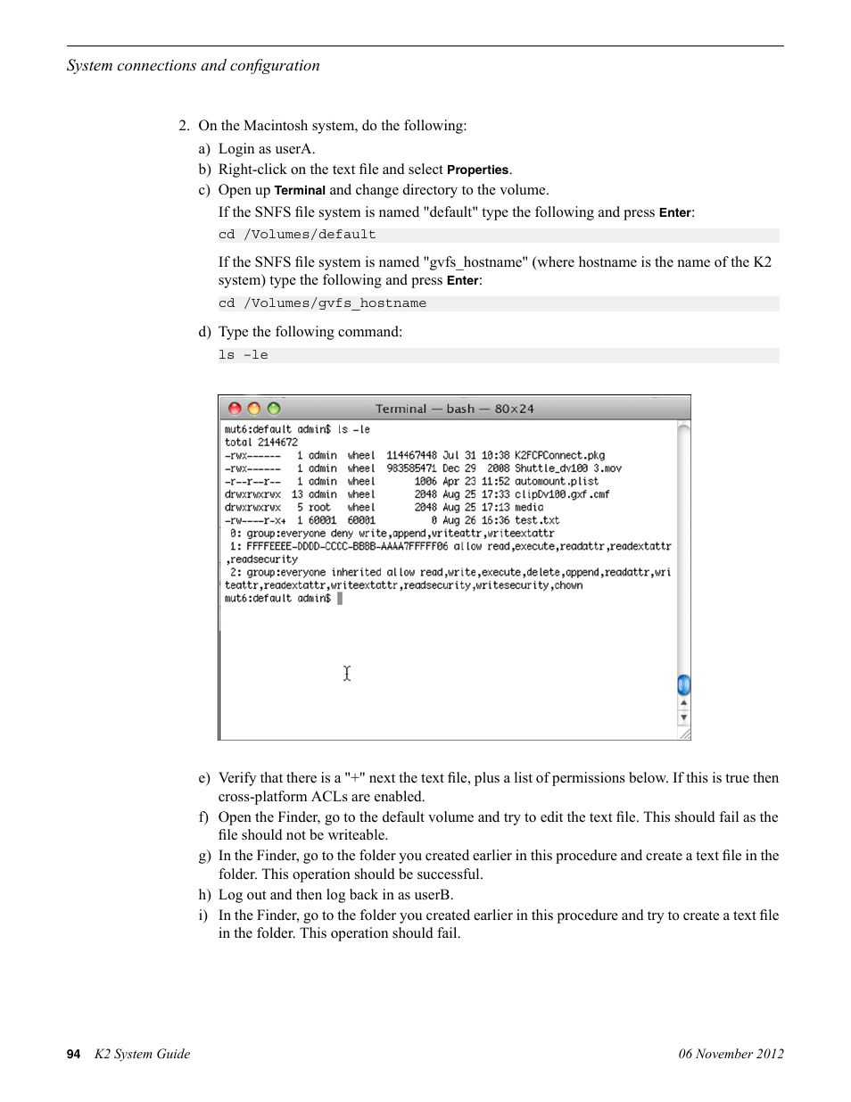 Grass Valley K2 System Guide v.9.0 User Manual | Page 94 / 284