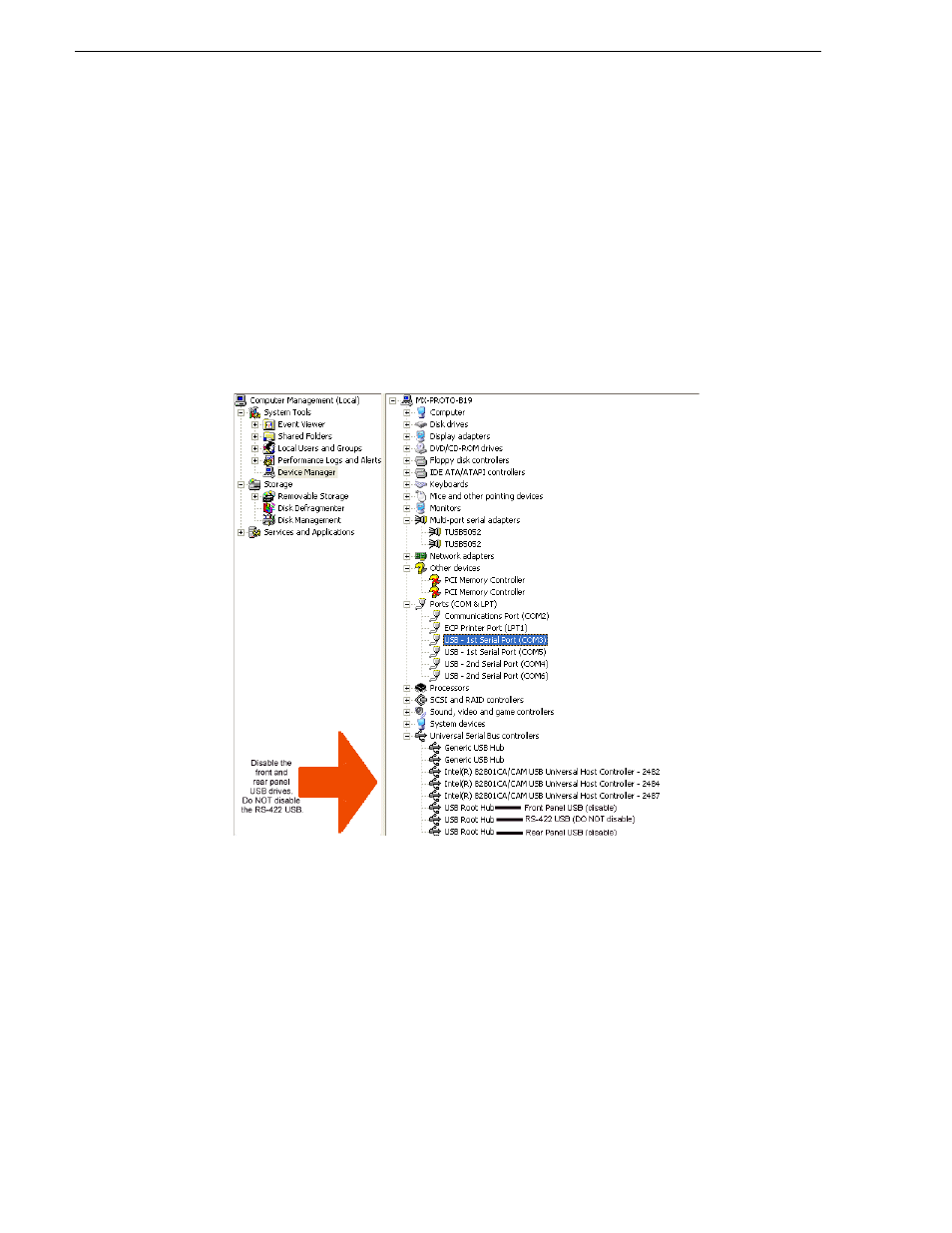 Enabling and disabling the usb ports | Grass Valley K2 System Guide v.7.2 User Manual | Page 170 / 254