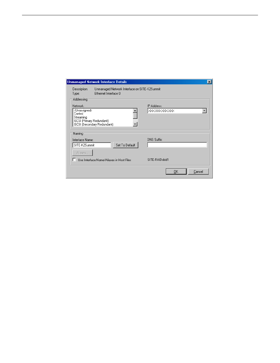 Placeholder device ip configuration, Discovered device ip configuration | Grass Valley SiteConfig Migration Instructions User Manual | Page 40 / 89