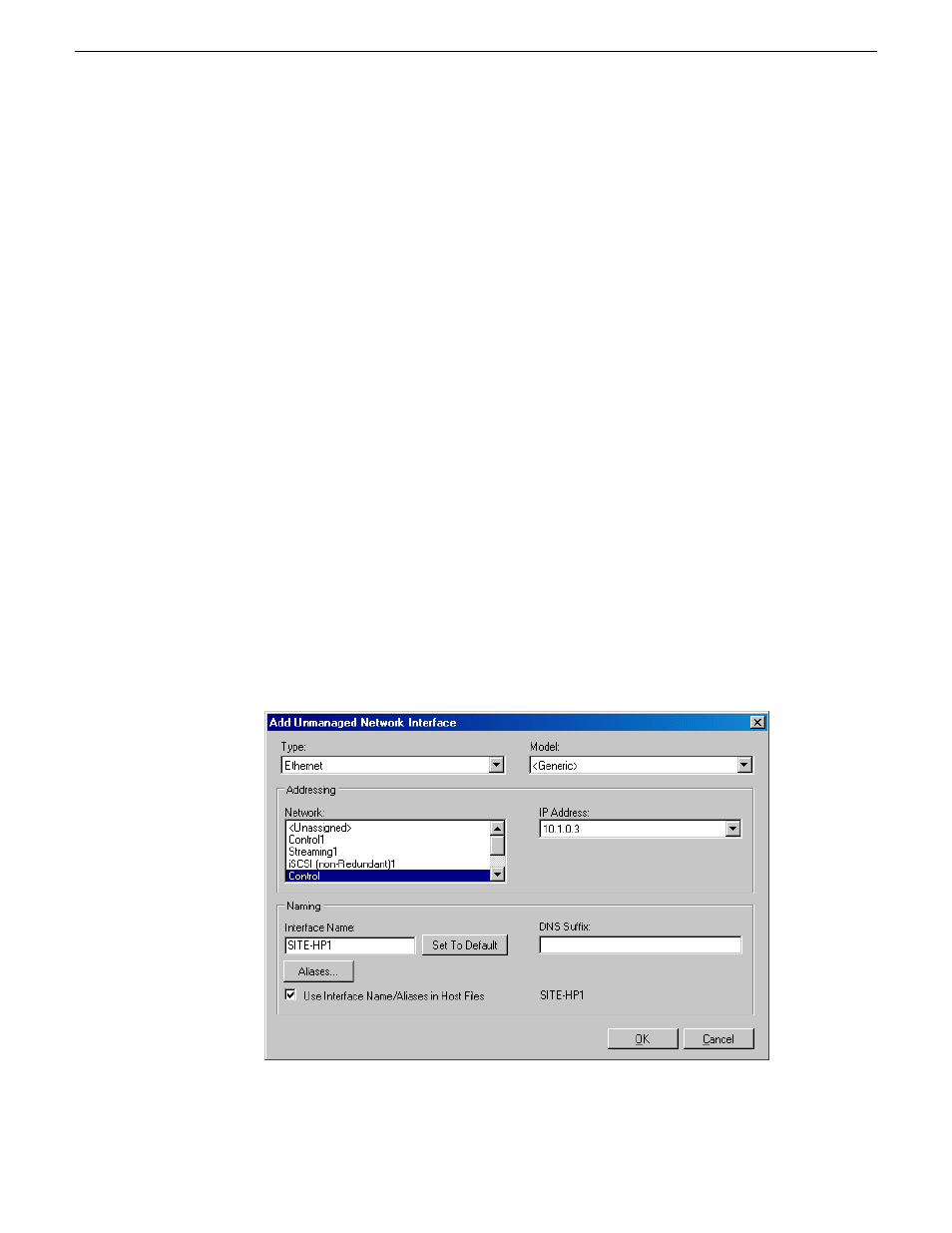 Removing an interface, Adding an interface | Grass Valley SiteConfig Migration Instructions User Manual | Page 43 / 89
