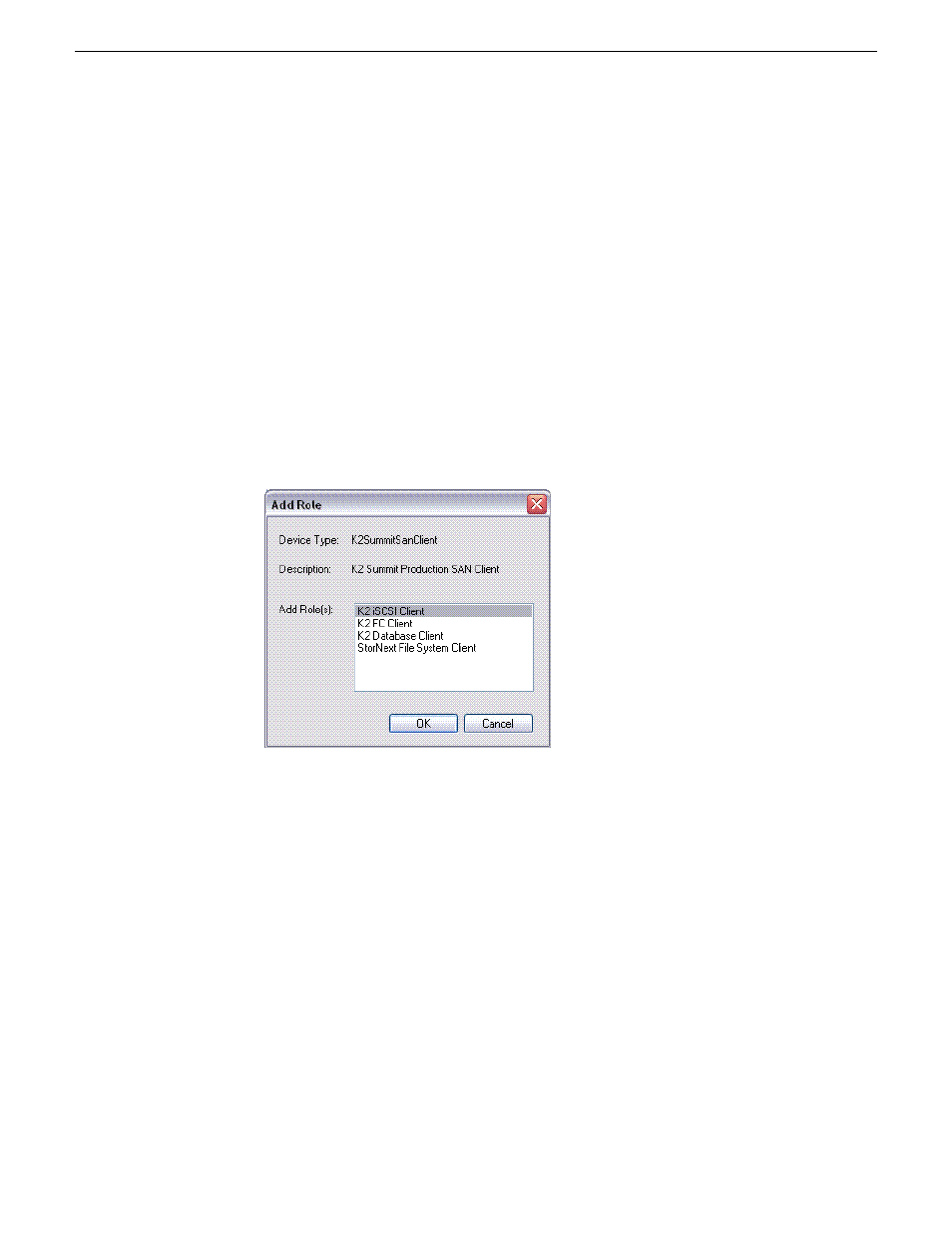 Removing a software role from a device, Adding a software role to a device | Grass Valley SiteConfig Migration Instructions User Manual | Page 45 / 89