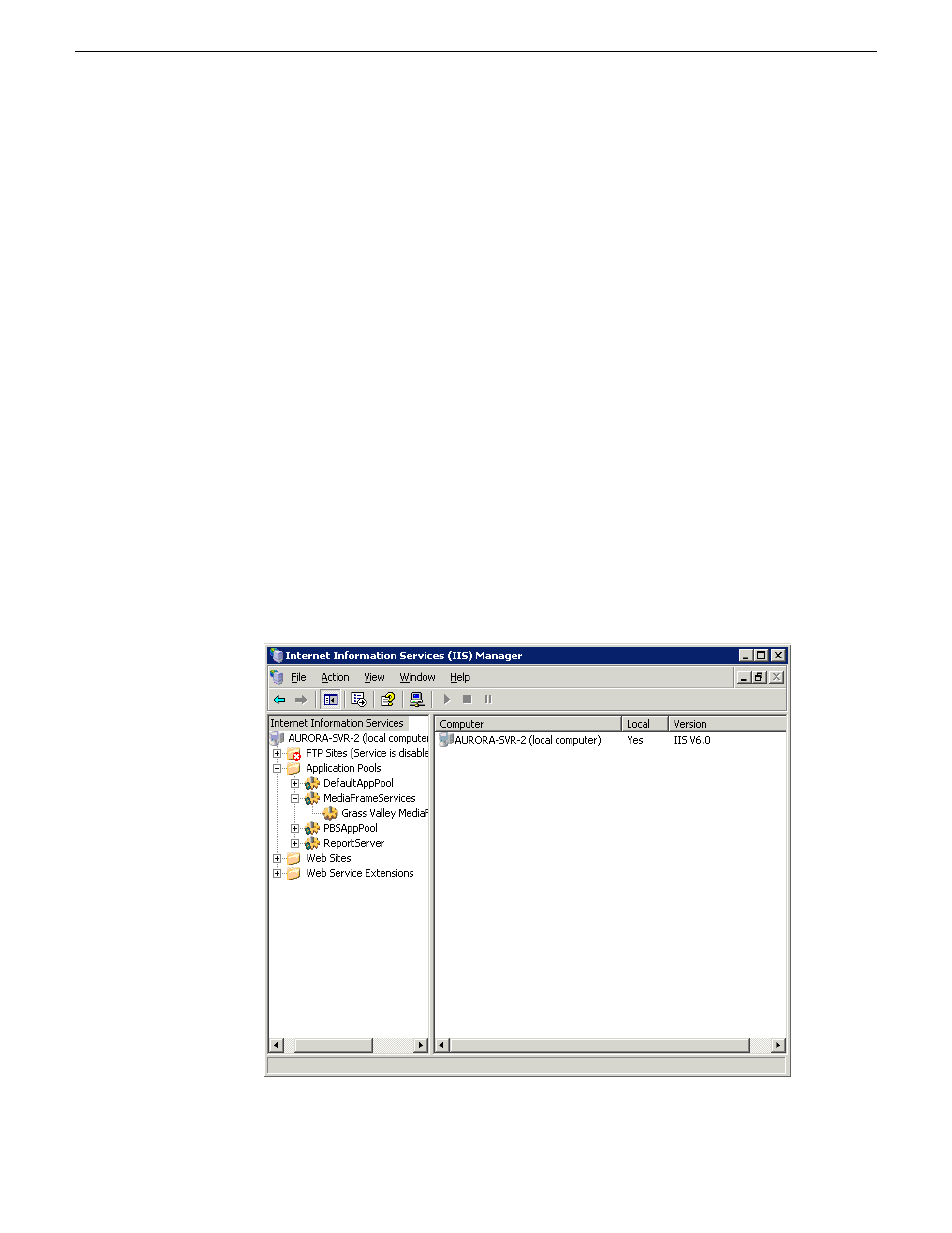 Install microsoft .net 2.0, Configure iis version 6 | Grass Valley SiteConfig Migration Instructions User Manual | Page 81 / 89