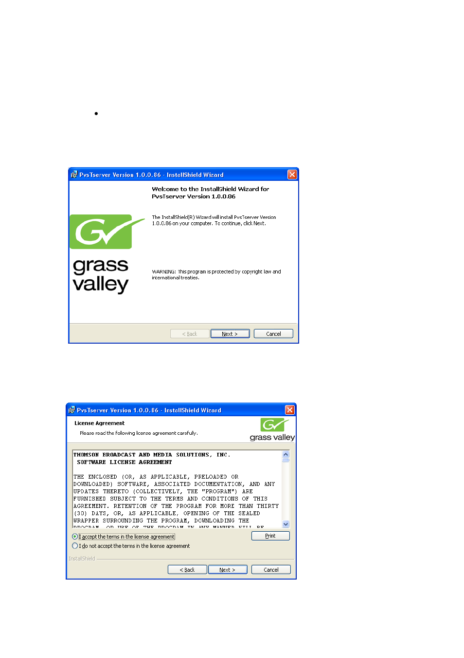 Installing tserver on profile pvs clients | Grass Valley K2 Avid Plug-In V.7.0.0.99 User Manual | Page 18 / 69