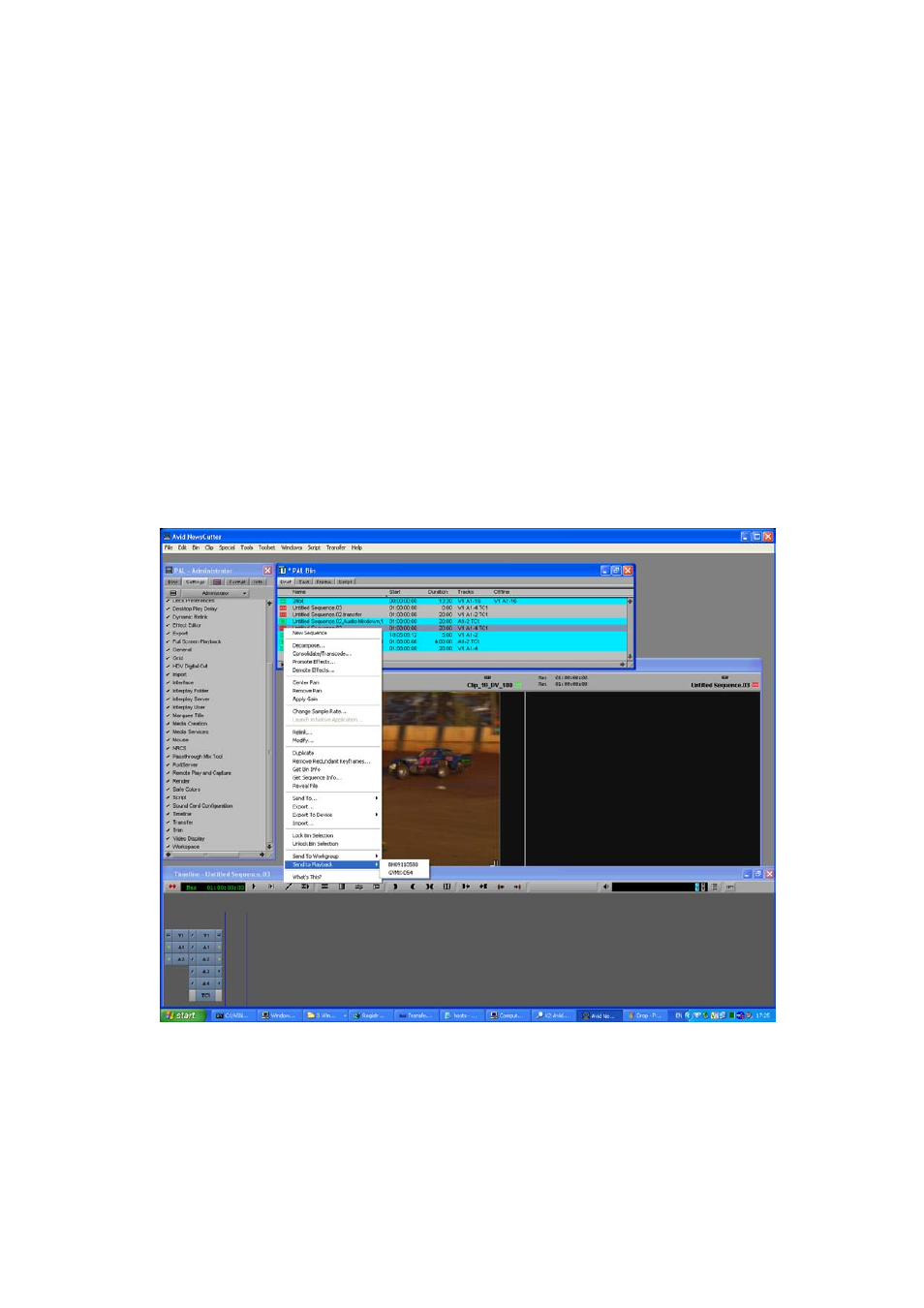 Verify the send to playback | Grass Valley K2 Avid Plug-In V.7.0.0.99 User Manual | Page 50 / 69