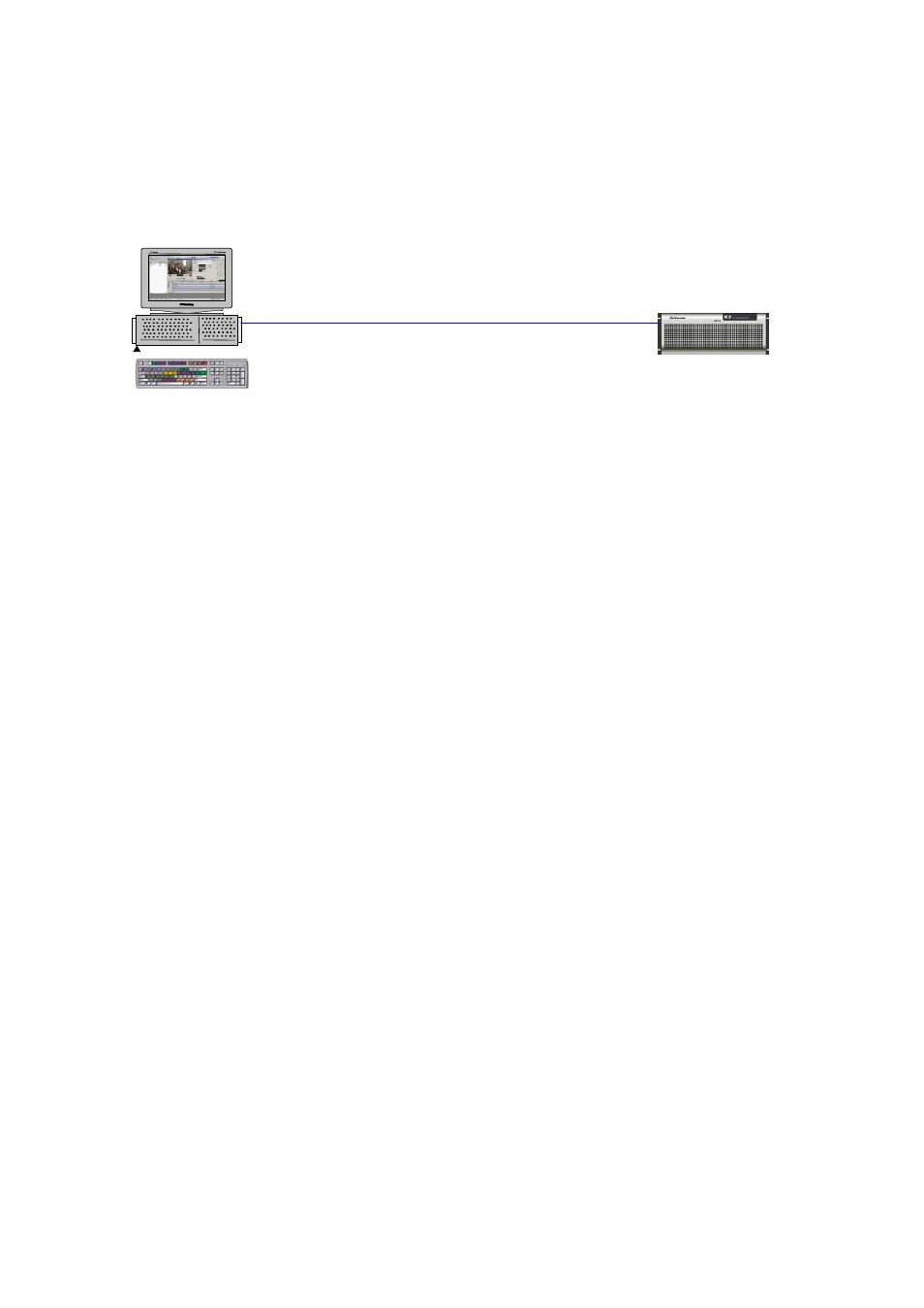 Chapter 8 system diagrams and sample hosts files | Grass Valley K2 Avid Plug-In V.7.0.0.99 User Manual | Page 53 / 69