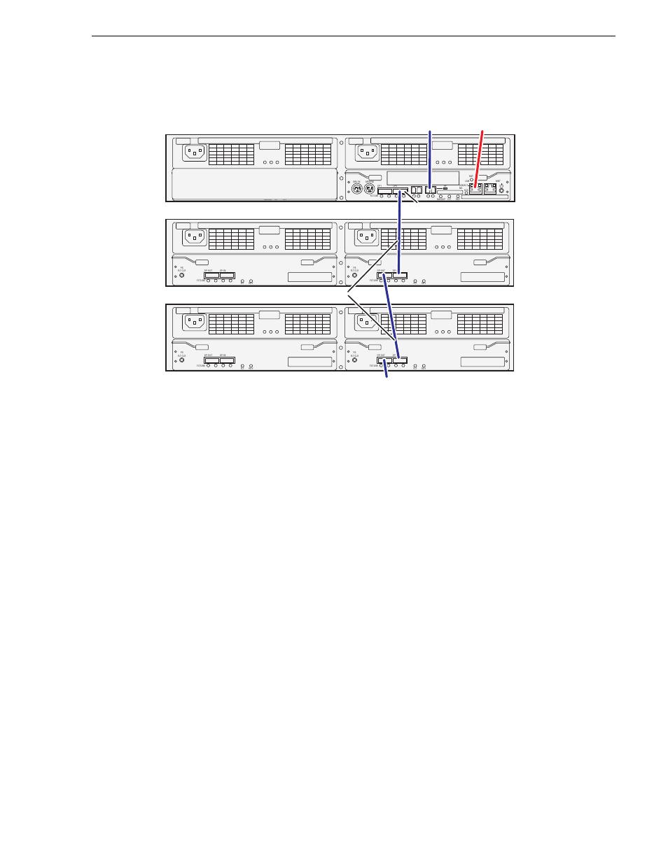 Setting up the nearline 10 raid chassis, Nl10r system, Primary expansion 1 expansion 2 | Sas cables | Grass Valley K2 Storage System Instruction Manual v.3.3 User Manual | Page 379 / 574