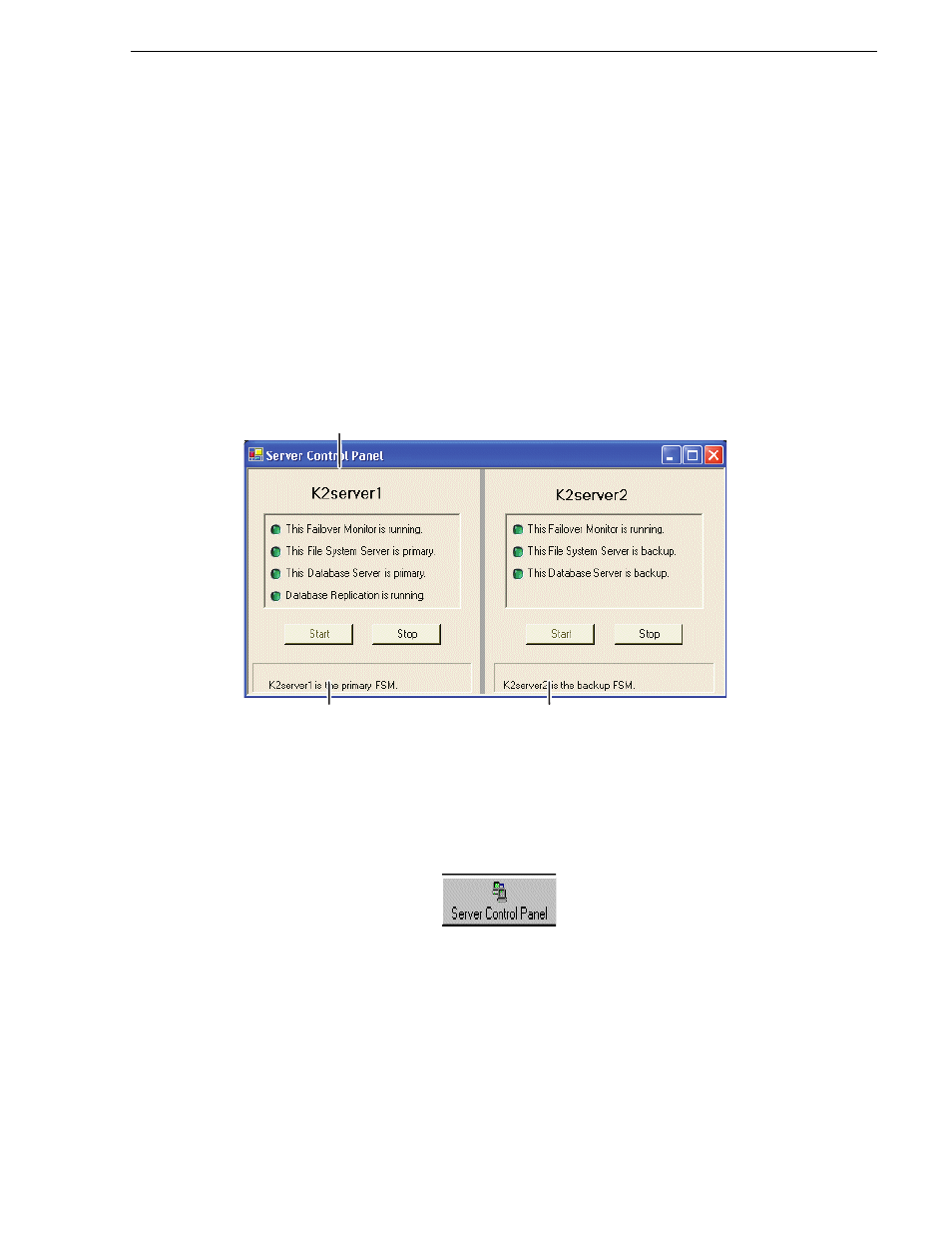 Server control panel, Storage utility, Server control panel storage utility | Grass Valley K2 Storage System Instruction Manual v.3.3 User Manual | Page 421 / 574